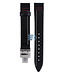 Burberry Burberry BU1012 Watch Band Black Leather 17 mm