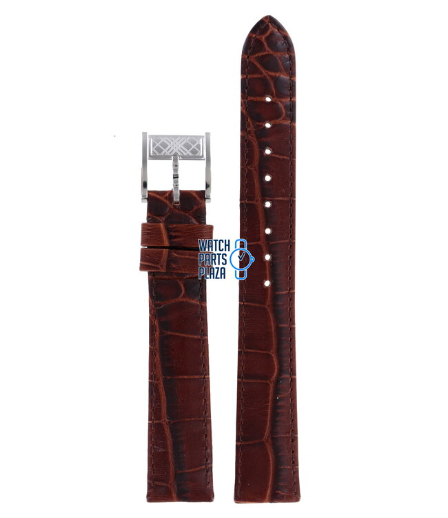 Burberry BU1357 Watch Band BU-1357 Brown Leather 16 mm