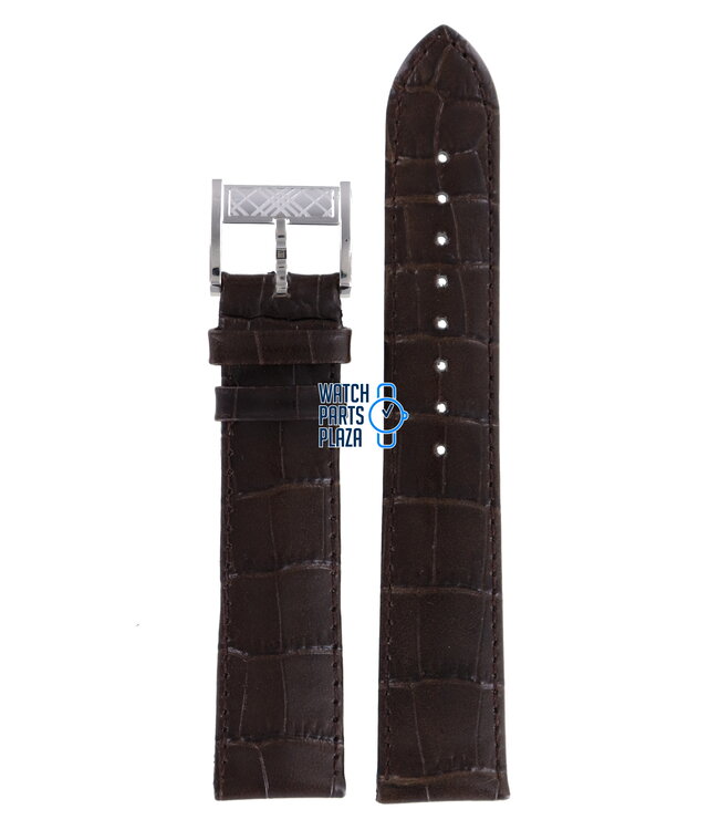 Burberry BU1202 Watch Band BU-1202 Brown Leather 20 mm