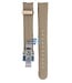 Burberry BU1008 Watch Band BU-1008 Beige Leather & Textile 17 mm