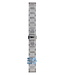 Burberry BU1056 Horlogeband BU-1056 Grijs Roestvrijstaal 18 mm
