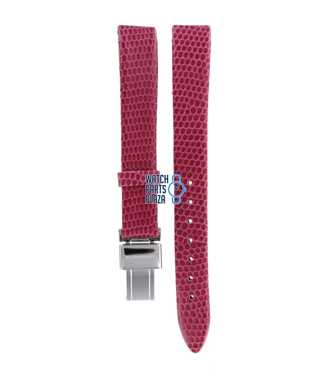 Burberry BU1026 Correa De Reloj BU-1026 Rosa Cuero 13 mm Heritage