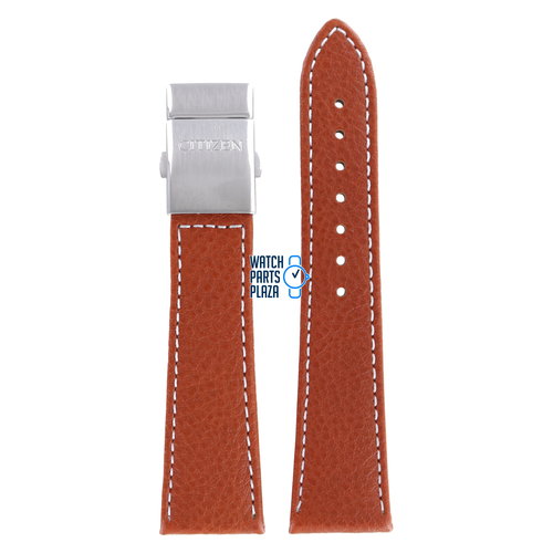 Citizen Citizen AS4020-44X Radio Controlled Uhrenarmband Braun Leder 23 mm Citizen Citizen AS4020-44X Radio Controlled Uhrenarmband Braun Leder 23 mm