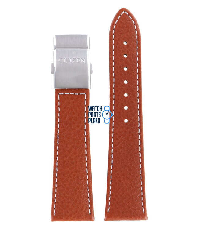 Citizen AS4020-44X Radio Controlled Watch Band 59-S52168 Brown Leather 23 mm Eco-Drive