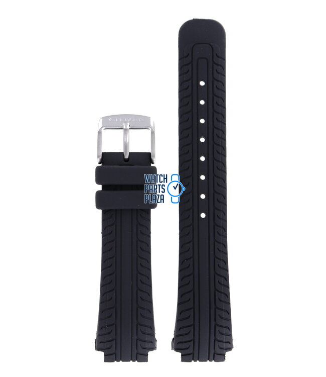 Citizen BM6530-04F & BM6530-04P Watch Band 59-S51413 Black Silicone 22 mm Eco-Drive