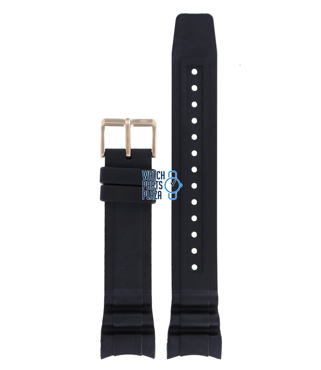 Citizen BN0104-09E Sea Horlogeband 59-S52556 Zwart Siliconen 23 mm Promaster