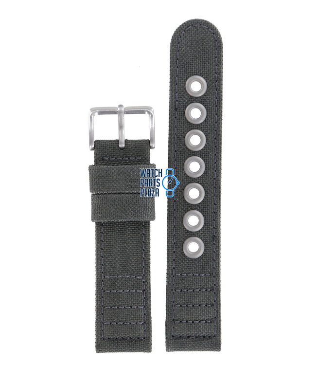 Citizen BJ9130-05E & BJ9131-02E GMT Horlogeband 59-S52137 Grijs Leer & Textiel 20 mm Eco-Drive