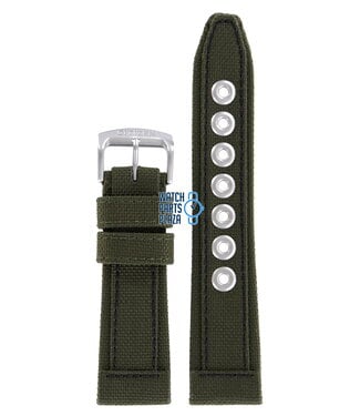 Citizen Citizen AP4011-01W Military Watch Band Green Leather & Textile 23 mm