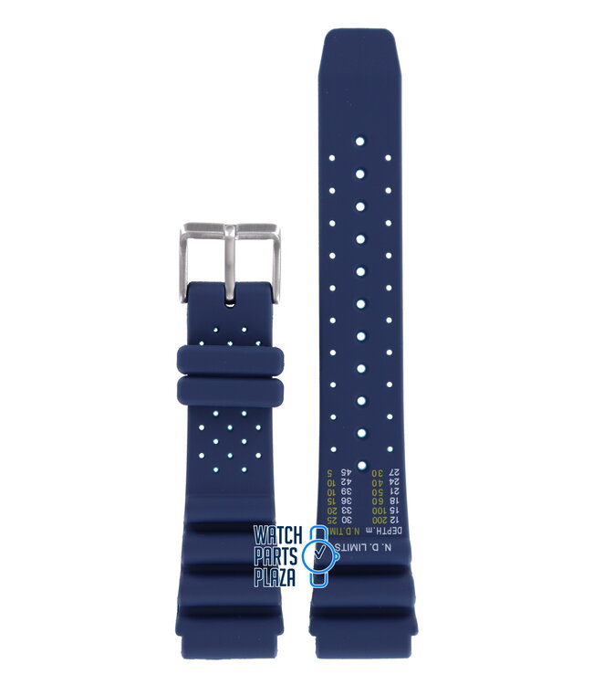 Citizen BN0151 & NY0096-12L Fugu Sea Bracelet De Montre 59-S53197 Bleu Foncé Silicone 20 mm Promaster