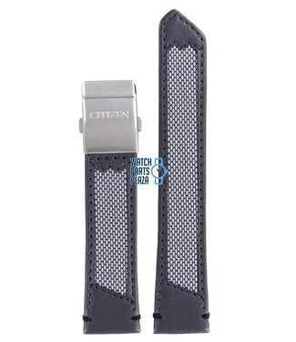 Citizen Citizen AS2020-02E & BJ7017-09E Nighthawk Watch Band Grey Leather 22 mm