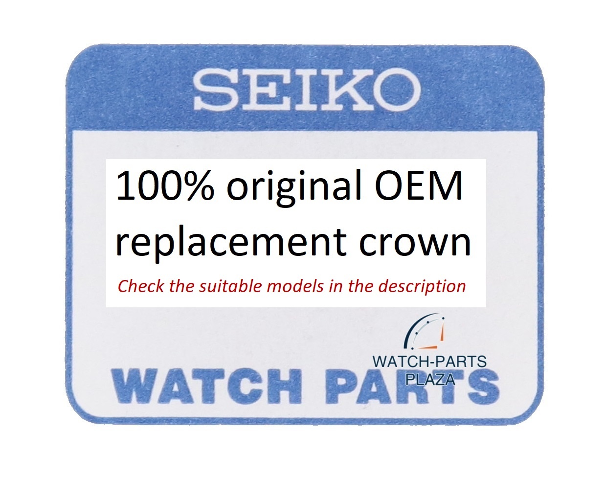 Seiko 9K45B3SNS0 crown 7S26 01L0, 01W0, 02T0, 03C0, 03D0 & 7S36 00K0 -  WatchPlaza