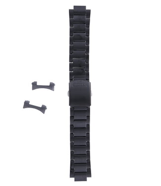 Citizen Citizen AW1264-59W & BU4005-56H Watch Band Black Stainless Steel 22 mm