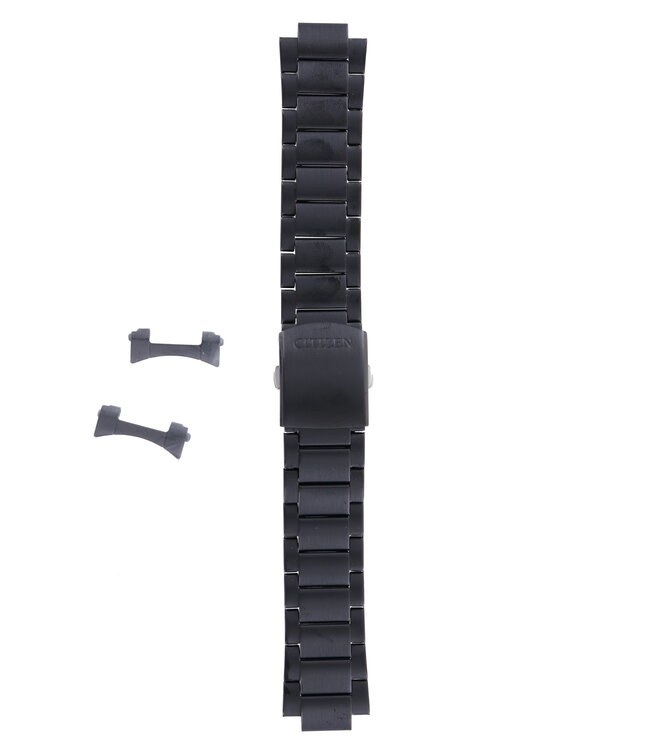 Citizen AW1264-59W & BU4005-56H Watch Band 59-S05516 Black Stainless Steel 22 mm Eco-Drive