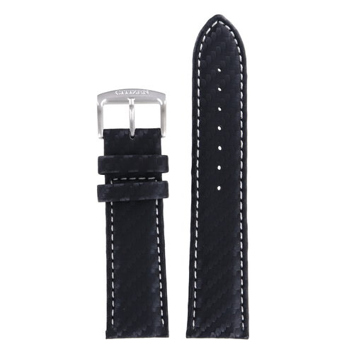Citizen Citizen AT0761, BM7021 & BM7027 Marinaut Uhrenarmband Schwarz Leder 22 mm Citizen Citizen AT0761, BM7021 & BM7027 Marinaut Uhrenarmband Schwarz Leder 22 mm