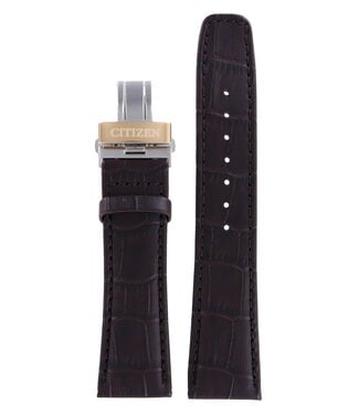 Citizen Citizen AT8113-12H, AT8113-04H & CB0153-21A Watch Band Dark Brown Leather 23 mm