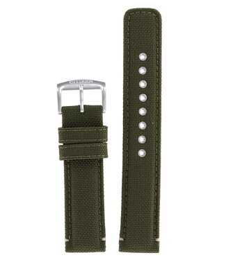 Citizen Citizen AW5005-21Y Military - J810-S109761 Watch Band Green Textile 20 mm