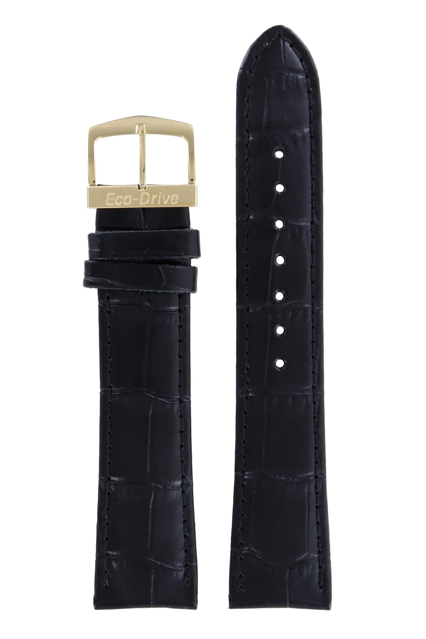 Citizen BM8242 16A BM8242 16B S015588 Watch Band Black Leather Watch Plaza