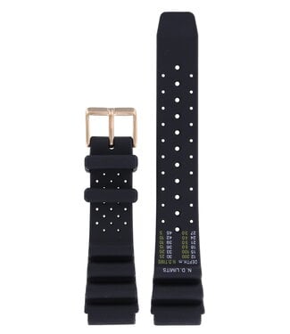 Citizen Citizen NY0082-17X & NY0083-14X Fugu Watch Band Black Silicone 20 mm