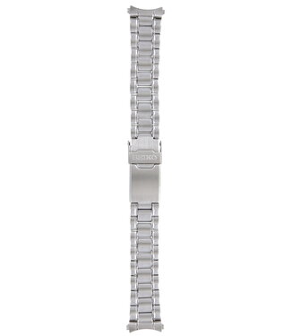 Seiko Seiko 3086 -B.E - V657-0B20 Horlogeband Grijs Roestvrijstaal 18 mm