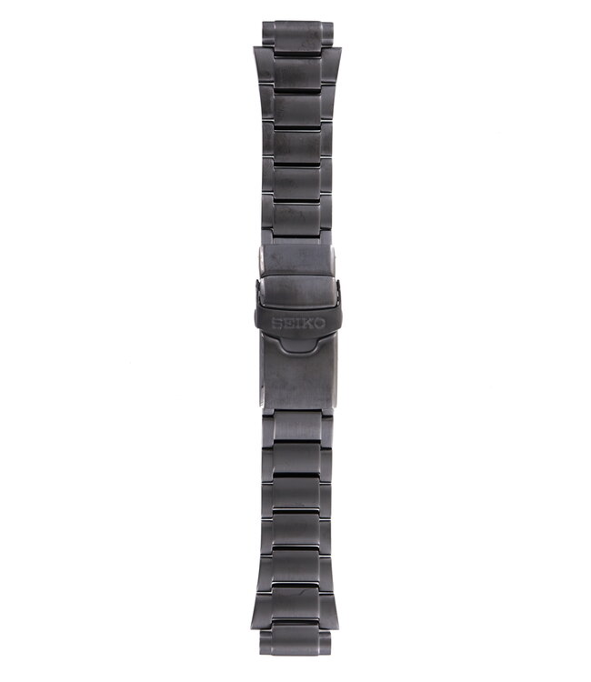 Seiko 35J5-GC - 5M62-0BL0 & 5M82-0AF0 Horlogeband 35J5NG Zwart Roestvrijstaal 20 mm Kinetic
