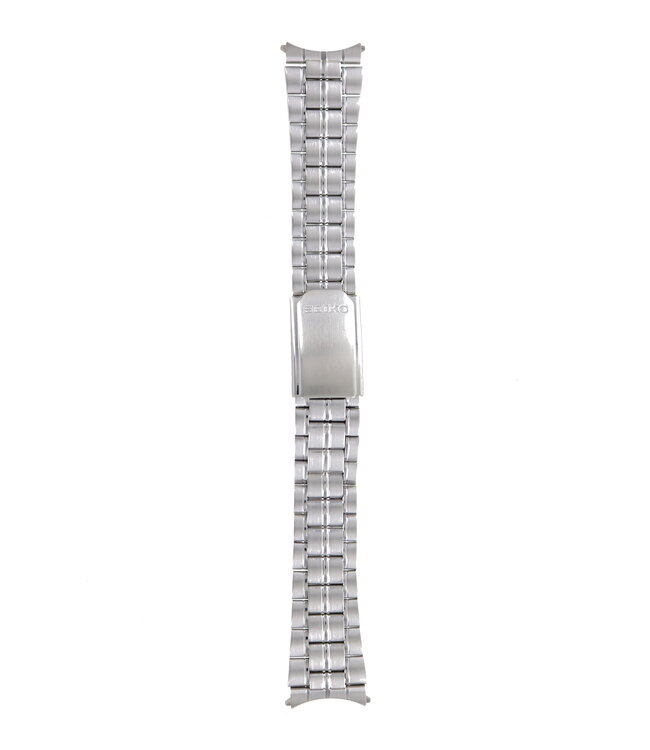 Seiko 4010-Z.E - 7T32-6E69 Watch Band 4010JZ Grey Stainless Steel 19 mm