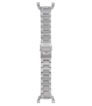 Seiko Seiko 35P6-K.I - SUN005 - GMT Correa De Reloj Gris Acero Inoxidable 22 mm