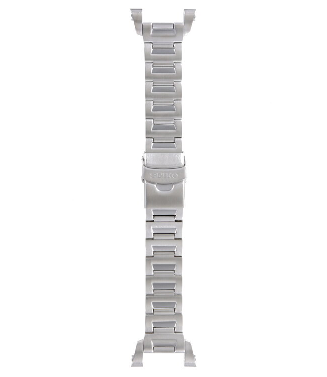 Seiko 35P6-K.I - SUN005 - GMT Pulseira De Relógio 35P6ZK Cinza Aço Inoxidável 22 mm Kinetic