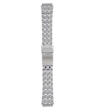 Seiko Seiko 42 74 -B.I - 7N47-6A00 / 7T32-7C40 Watch Band Grey Stainless Steel 18 mm