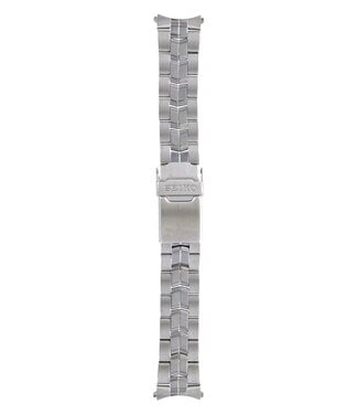 Seiko Seiko 4858-G.I - 8F32-0080 Watch Band Grey Stainless Steel 20 mm