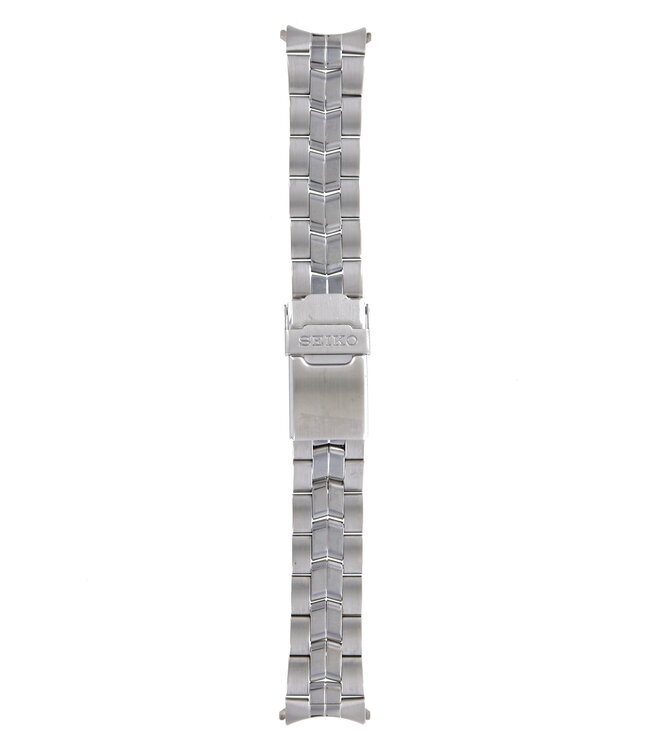 Seiko 4858-G.I - 8F32-0080 Watch Band 4858JG Grey Stainless Steel 20 mm Perpetual Calendar
