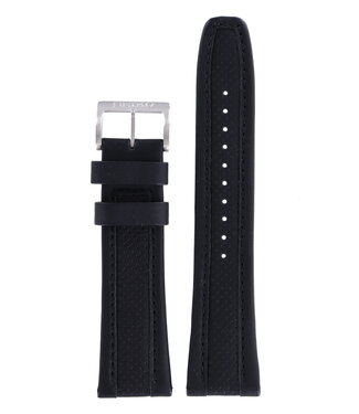 Seiko Seiko Calf -B 24 - SNKF09 / SNKF11 Watch Band Black Leather 24 mm