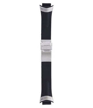 Seiko Seiko  -Z 16 - V657-6120 Watch Band Black Silicone 16 mm