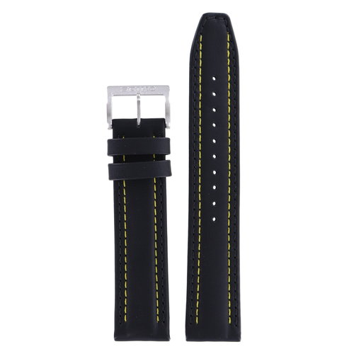 Seiko Seiko 4A3J1 B 21 - SNAD93P1 Watch Band Black Leather 21 mm Seiko Seiko 4A3J1 B 21 - SNAD93P1 Watch Band Black Leather 21 mm