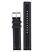 Seiko 7T62-0FL0, 7T62-0GB0 & 7N42-0CJ0 Horlogeband 4KN0JB Zwart Leer 20 mm