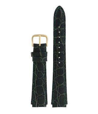 Seiko Seiko Calf -B 16 - 5M22-6B60 & 5M42-0B70 Cinturino Dell'Orologio Verde Pelle 16 mm