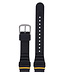 Seiko Scuba Diver S800-0019 Horlogeband 4A01AB Zwart Siliconen 20 mm