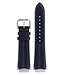 Seiko Swim Safe - W 18 Horlogeband 4GB0JW Donkerblauw Leer 18 mm SQ 100
