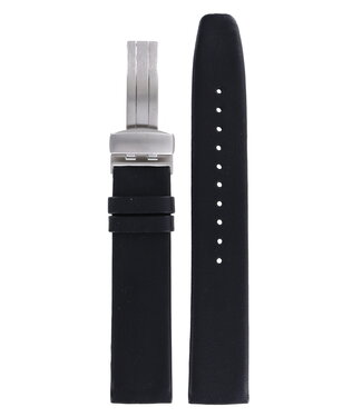 Seiko Seiko 7N39-5B00 & V739-0B40 Watch Band Black Leather 19 mm