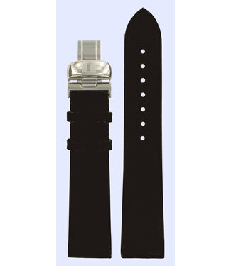 Tissot Tissot Bellflhour T11142551 Bracelet De Montre Noir Cuir 18 mm