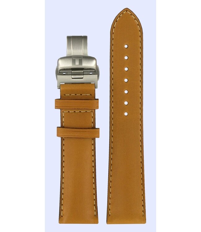 Tissot T013420 A Horlogeband T600027416 Bruin Leer 21 mm T-Touch Expert