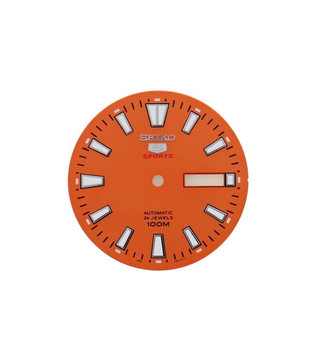 Seiko 5 Sports SRPC55K1 orange replacement dial 4R36-06R0 33 mm