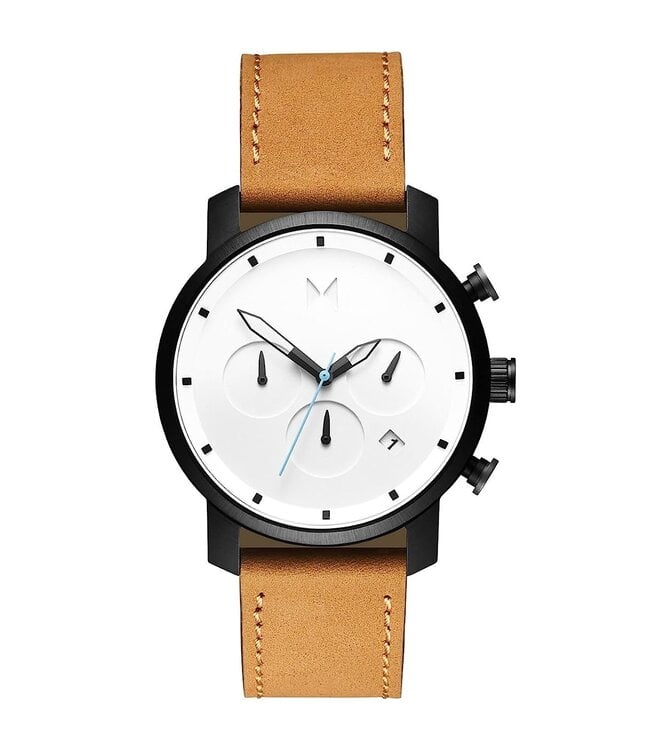 MVMT MC02-WBTL Reloj Cronógrafo para Hombre - Blanco y Negro