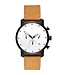 MVMT MC02-WBTL Reloj Cronógrafo para Hombre - Blanco y Negro