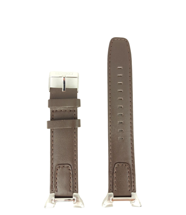 Cinturino per orologi Seiko SNAA39 cinturino in pelle marrone 7T62-0GW0 13mm 4LC5JB