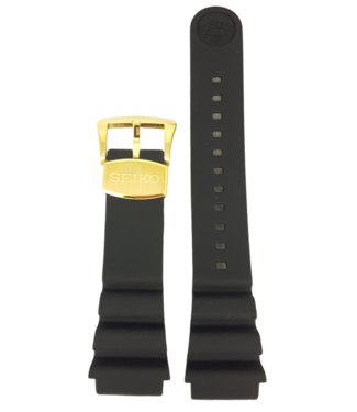 Seiko SEIKO SRPA82 Black Silicon Watch Band 22 mm