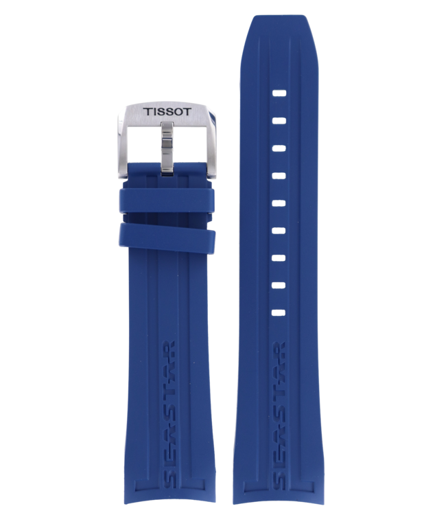 Tissot T066427A Seastar 1000 Bracelet De Montre T603031454 Bleu Silicone 23 mm Seastar 1000