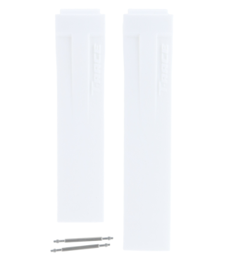 Tissot Tissot T048217A BH Cinturino Dell'Orologio Bianco Silicone 17 mm