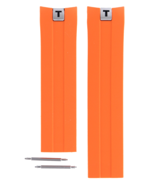Tissot Tissot T076417 - Tony Parker T-Sport Cinturino Dell'Orologio Arancione Silicone 21 mm