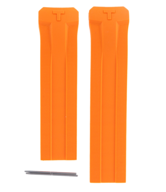 Tissot Tissot Expert Solar T091420 A BH Cinturino Dell'Orologio Arancione Silicone 22 mm