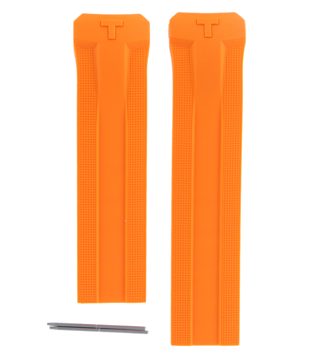 Tissot Expert Solar T091420 A BH Watch Band T610034735 Orange Silicone 22 mm T-Touch Solar